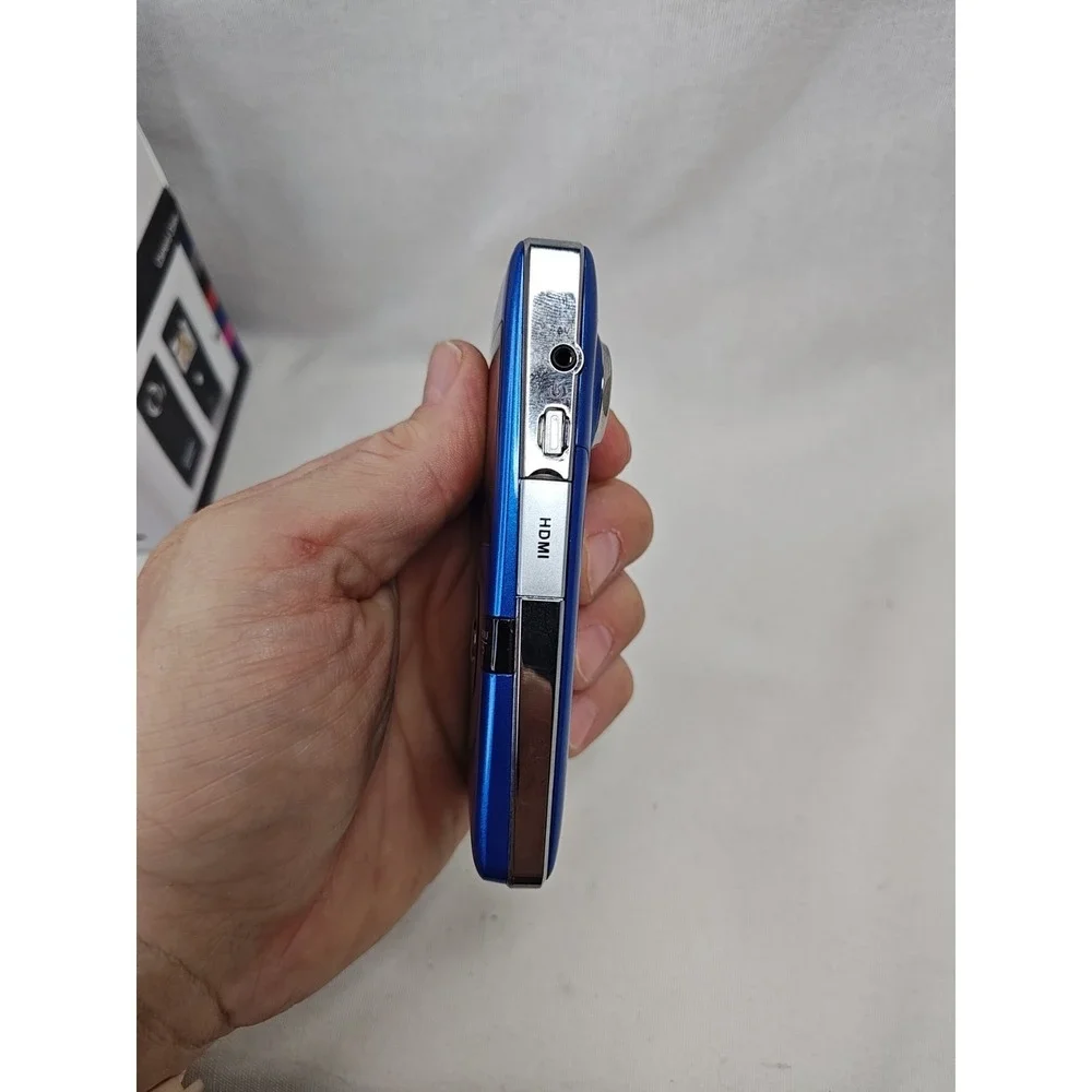 Sylvania HD1Z HD Digital Video Camera Camcorder Blue 720p Y2K Digicam Tested Box